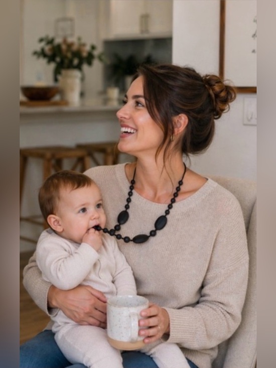 Jewelry - Silicone Nursing Necklace - Teething Nursing Sensory Silicone Beads